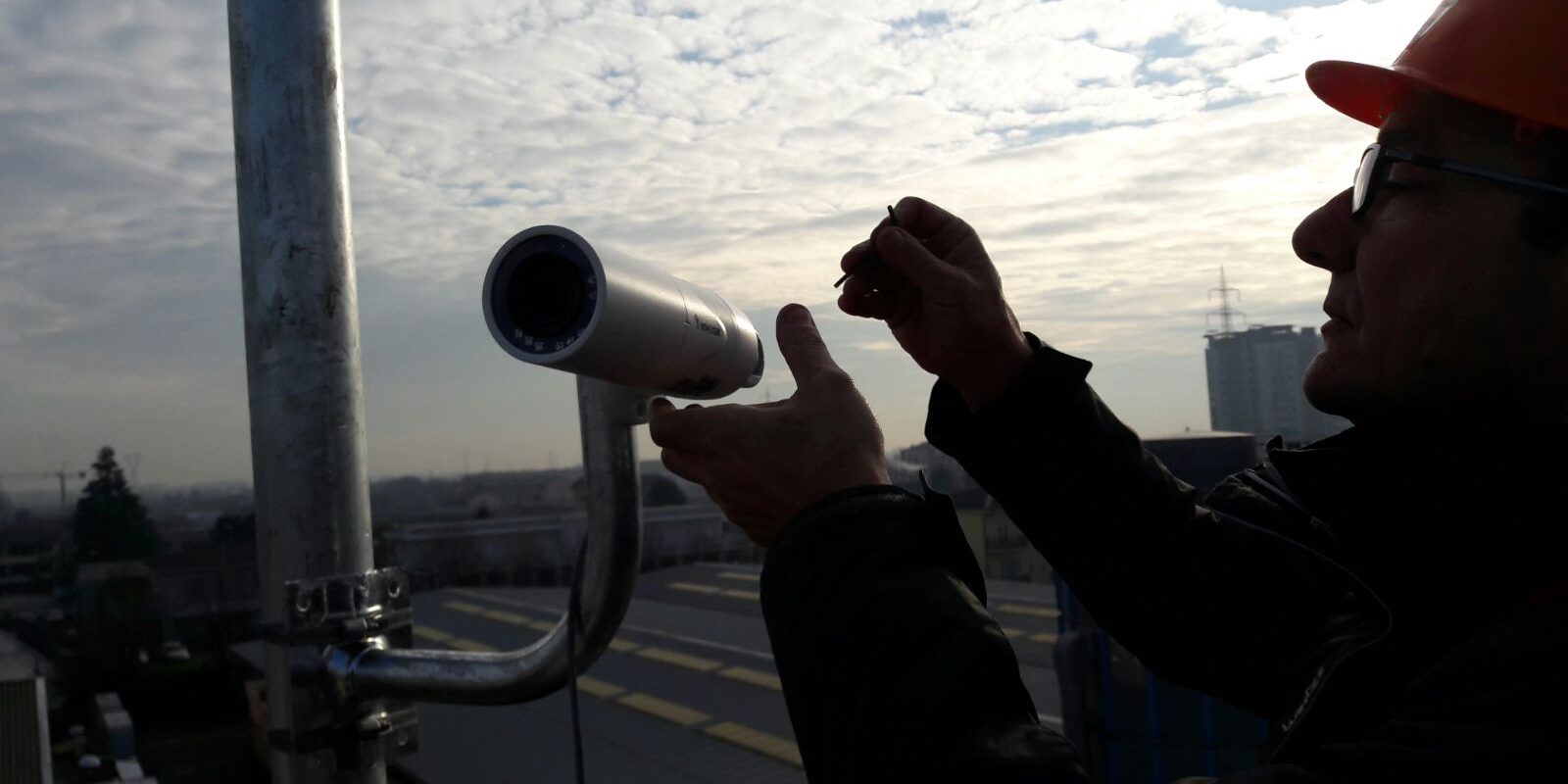 installazione telecamera